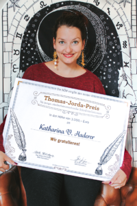 2022 bekam Haderer den ersten Thomas-Jorda-Preis von den Niederösterreichischen Nachrichten überreicht.