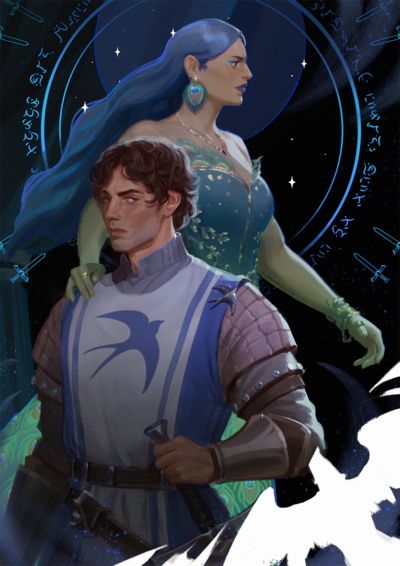 In der High Fantasy Trilogie Magie von Blut und Wein wird ein ungleiches Paar aus jungem Gardist und älterer Magierin zusammengewürfelt, um mehrere Morde aufzuklären.